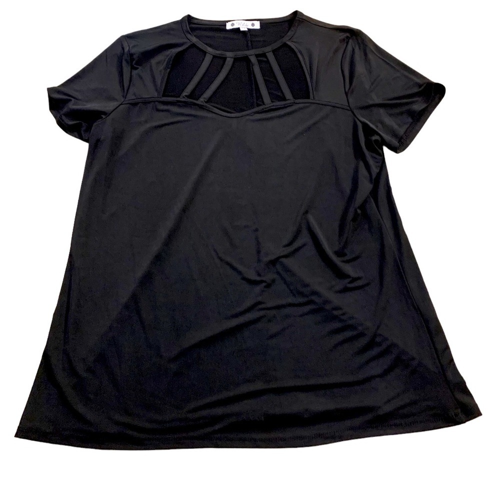 Wilde | Black Top Cut-out Details Size 2X NWT New With Tags